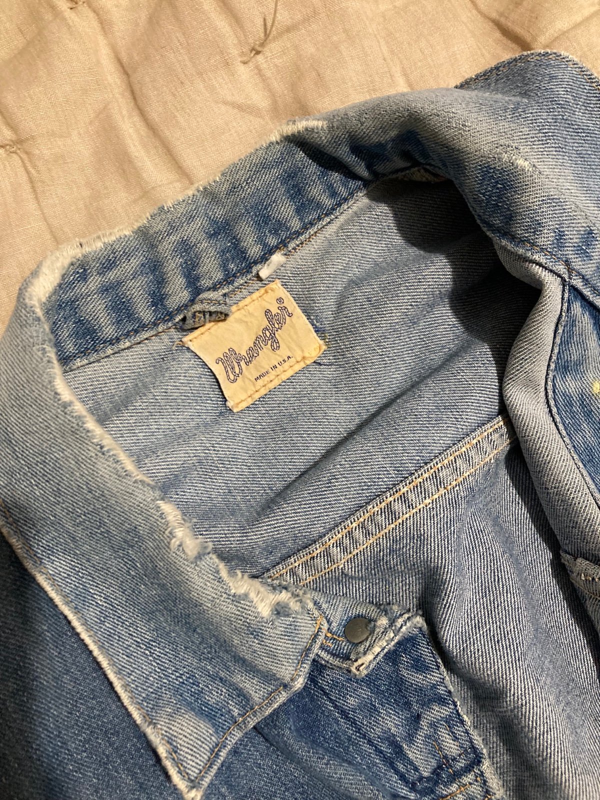 Gorgeous Vintage Wrangler jean jacket IpYVkrDuS outlet online shop