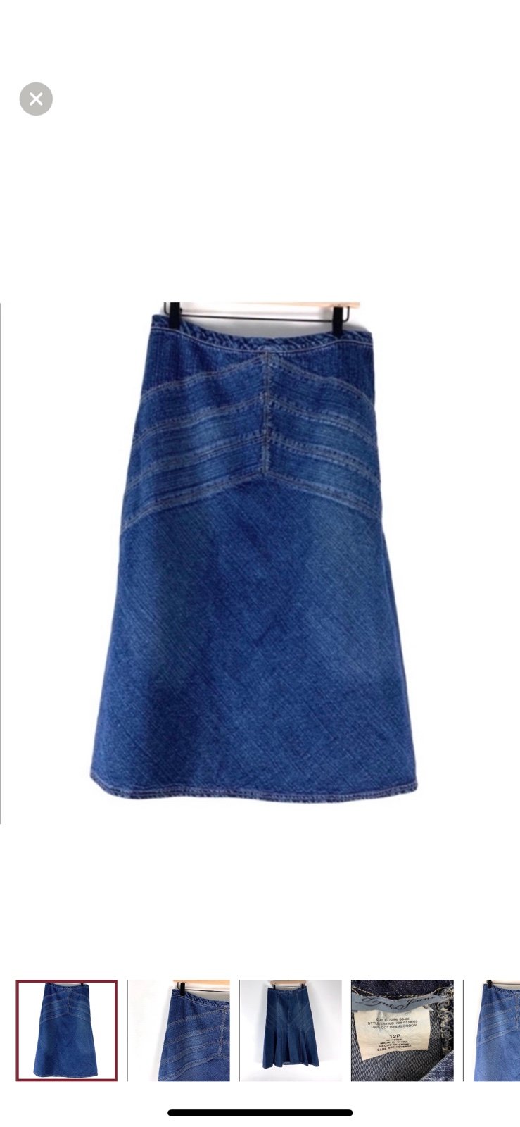 Discounted Vintage Zena Jeans Denim Maxi Skirt Y2K 100%