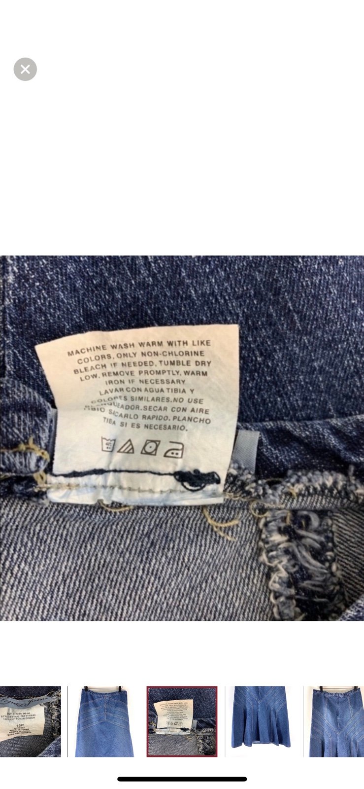Discounted Vintage Zena Jeans Denim Maxi Skirt Y2K 100% Cotton Dark Blue size 12 G6R02ZpPY High Quaity