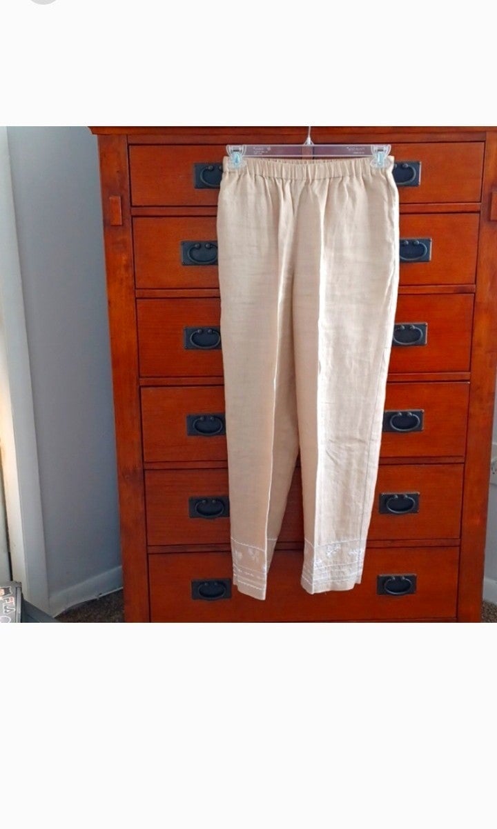Exclusive Linen pants KQGFEtdes hot sale