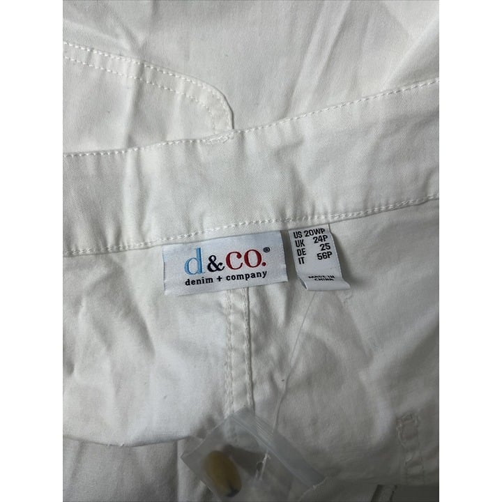 big discount Denim & Co. Relaxed EasyWear Twill Straight Leg Pants White Plus Petite 20WP PIDWUdSpI just buy it