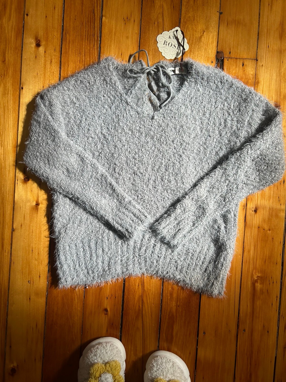 good price Gray Cozy Sweater IjnhYo3p1 High Quaity