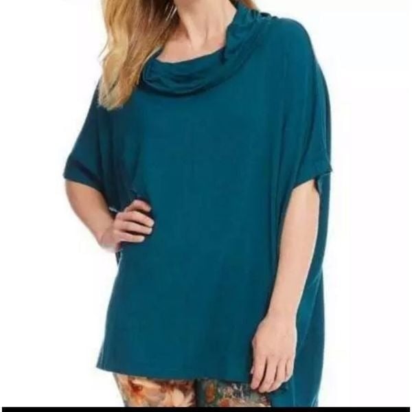 the Lowest price Bryn Walker Cowl Poncho Tunic Top Uccello Teal sz Medium jSdXTLk9d just buy it