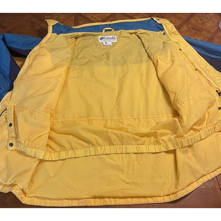 where to buy  Vintage Columbia Sportswear Company Women´s Blue Yellow Sz Med Jacket USA Made HMNoehVgJ Novel 