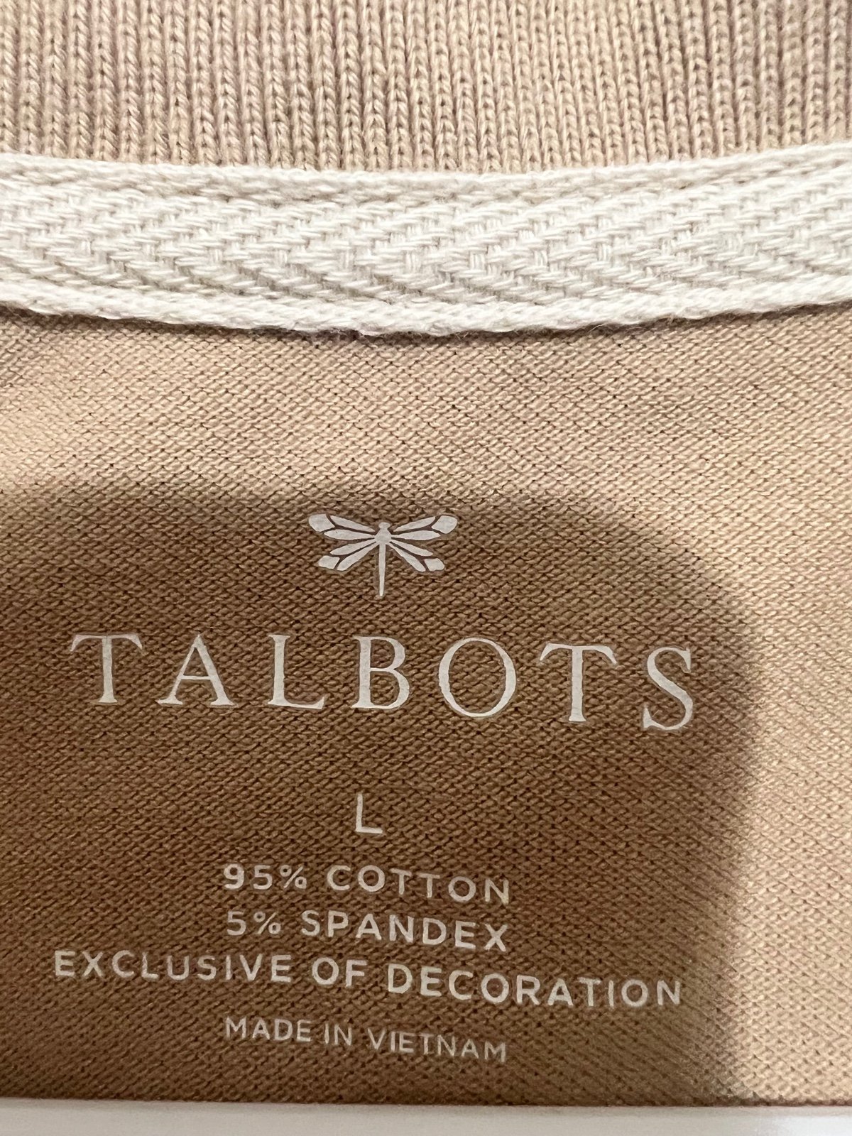 Special offer  Talbots Tank Top Button V Neck Top in Tan Light Brown GXt6gS7CI Great