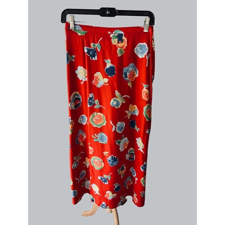 Fashion HAROLD´S LADIES MAXI RED FLORAL COLORFUL F