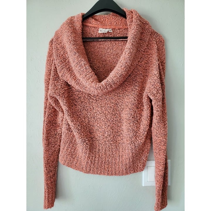 Elegant Mudd Women´s M Pink Cowl Sweater OFzqtSzGn