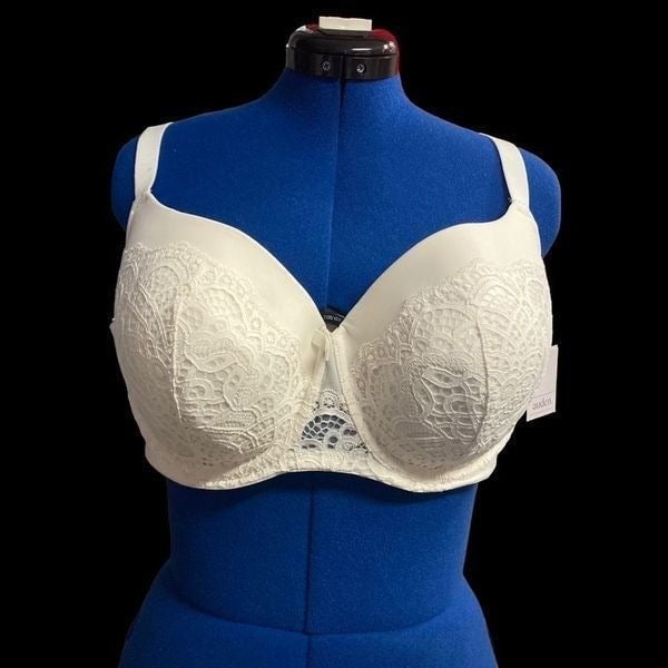large discount AUDEN Bra Size 46DD White New With Tags 