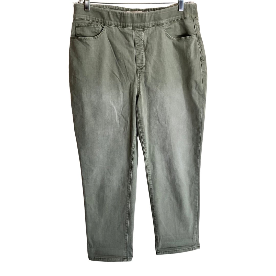 Great Soft Surroundings Women´s Khaki and Green Pull-On Jeans HMceNeRKl on sale