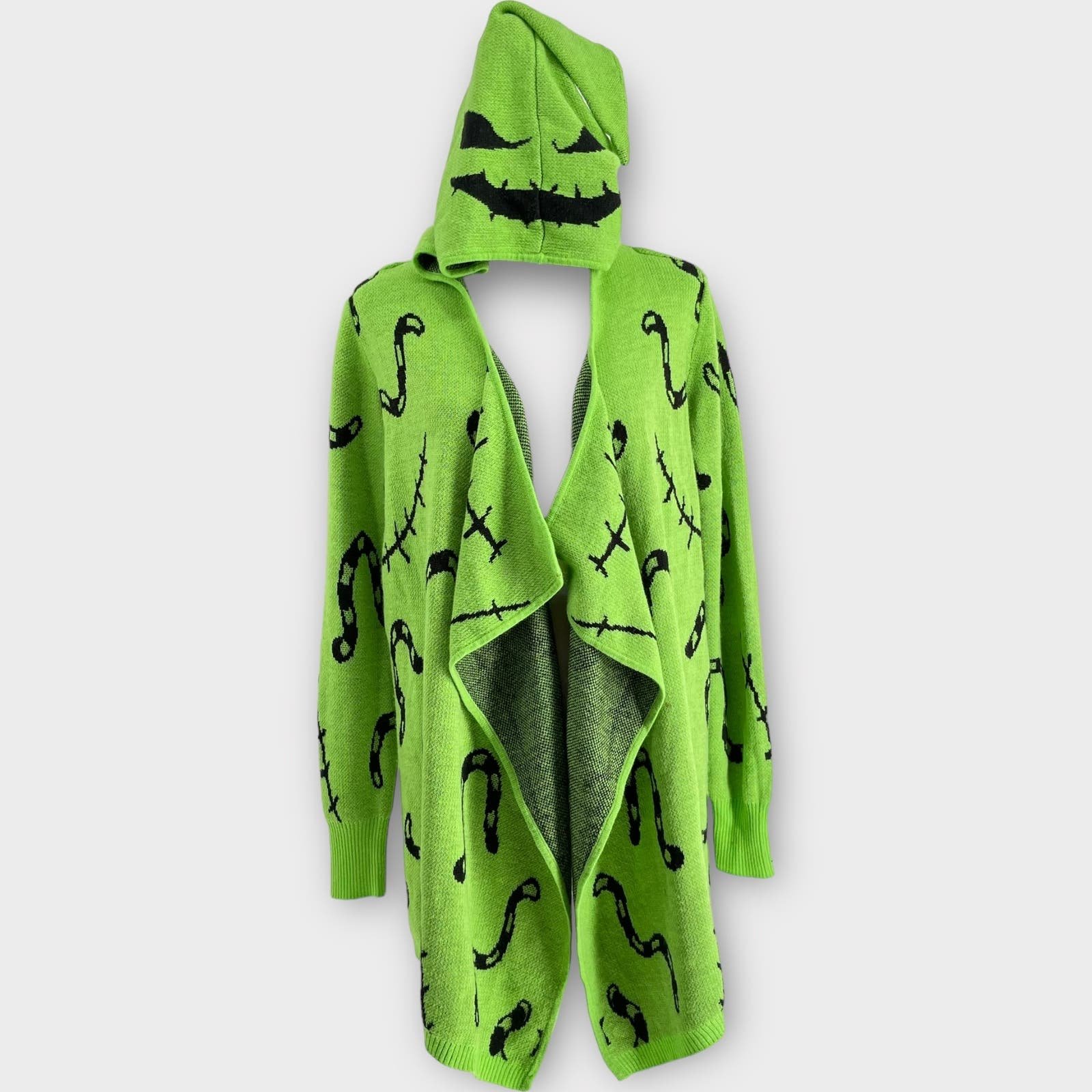 Elegant Disney Her Universe Green Nightmare Before Christmas Oogie Boogie Cardigan Large iuqAWCtem Outlet Store