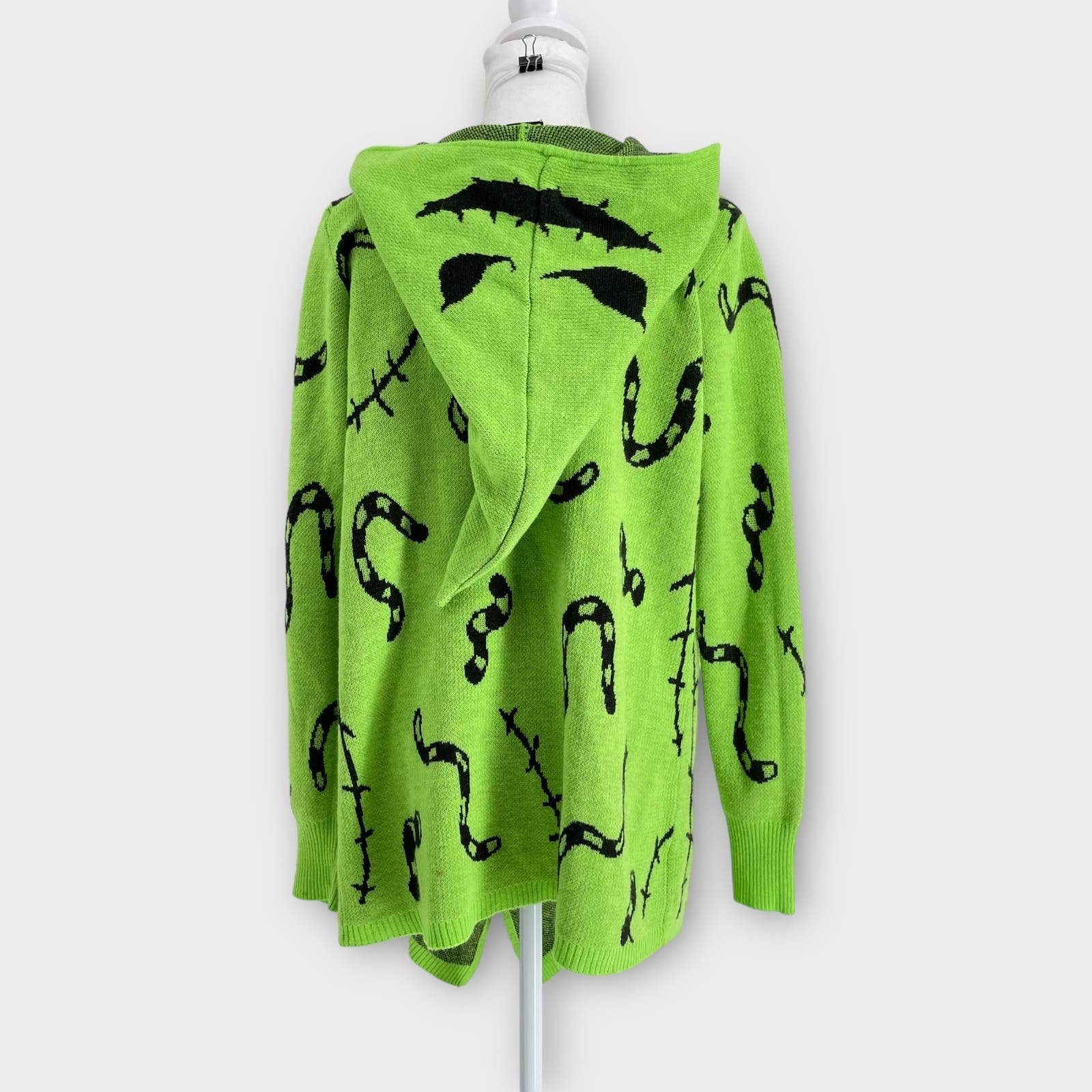 Elegant Disney Her Universe Green Nightmare Before Christmas Oogie Boogie Cardigan Large iuqAWCtem Outlet Store