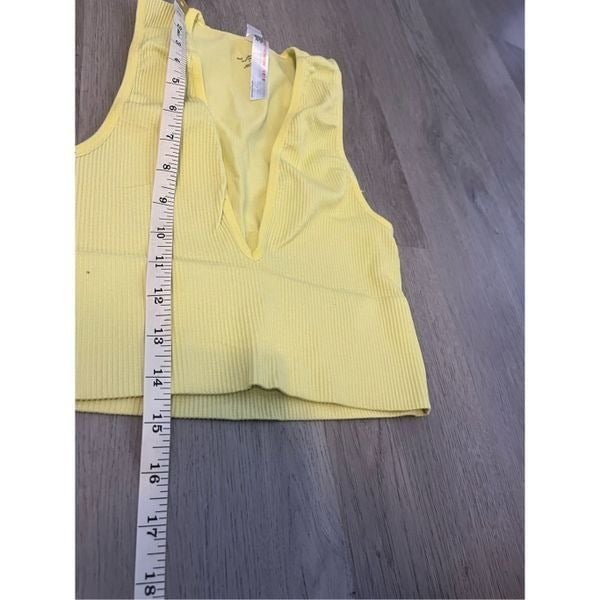 large selection Urban Outfitters Yellow Ribbed Cropped Tank Top Size Small gL4sGZrO1 Buying Cheap