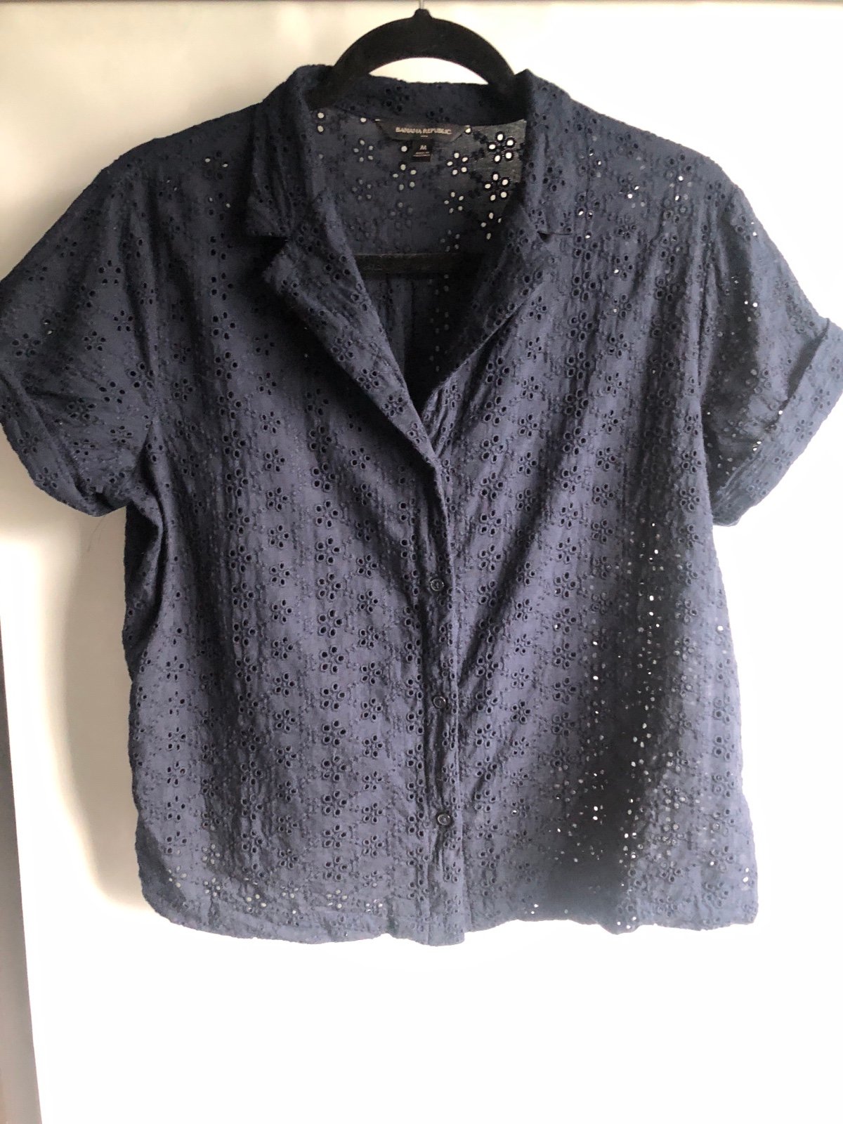 Classic Eyelet blouse by Banana Republic PRUo6NzGD Counter Genuine 