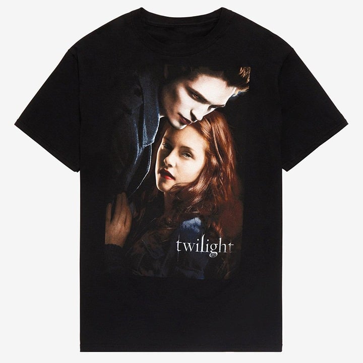 Custom Twilight Edward and Bella Poster Boyfriend Fit Girls T-Shirt Mpu6lDcFo Great