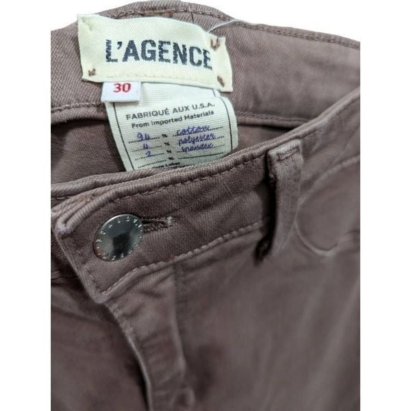 Perfect L´Agence Margot High-rise skinny Pine bark brown jeans size 30 mnyPazqbV Cheap