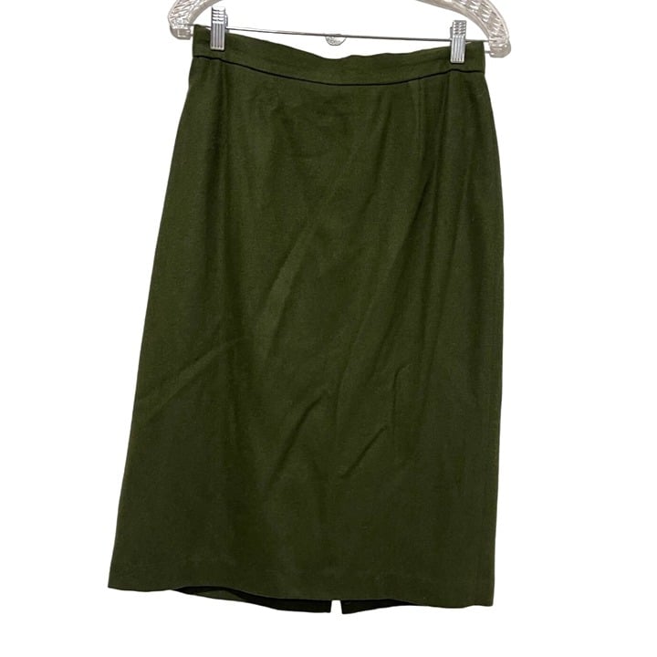 Stylish Vintage 90s Koret Wool Blend Midi Skirt Womens 