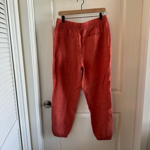 Gorgeous Athleta Retreat Linen Joggers in Soft Persimmon PQdS1c8Kx Cool