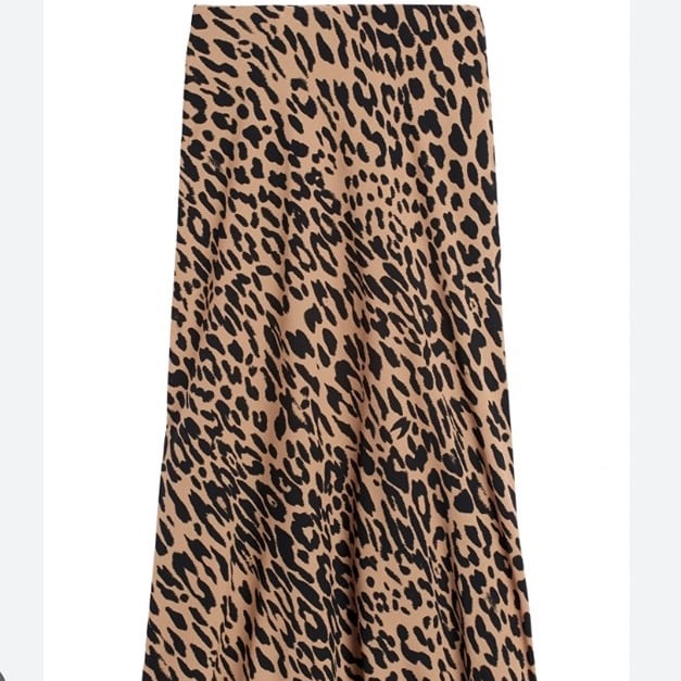Nice Banana Republic Print Slip Skirt in Cheetah Print Size Large PIpfjoGlr Store Online