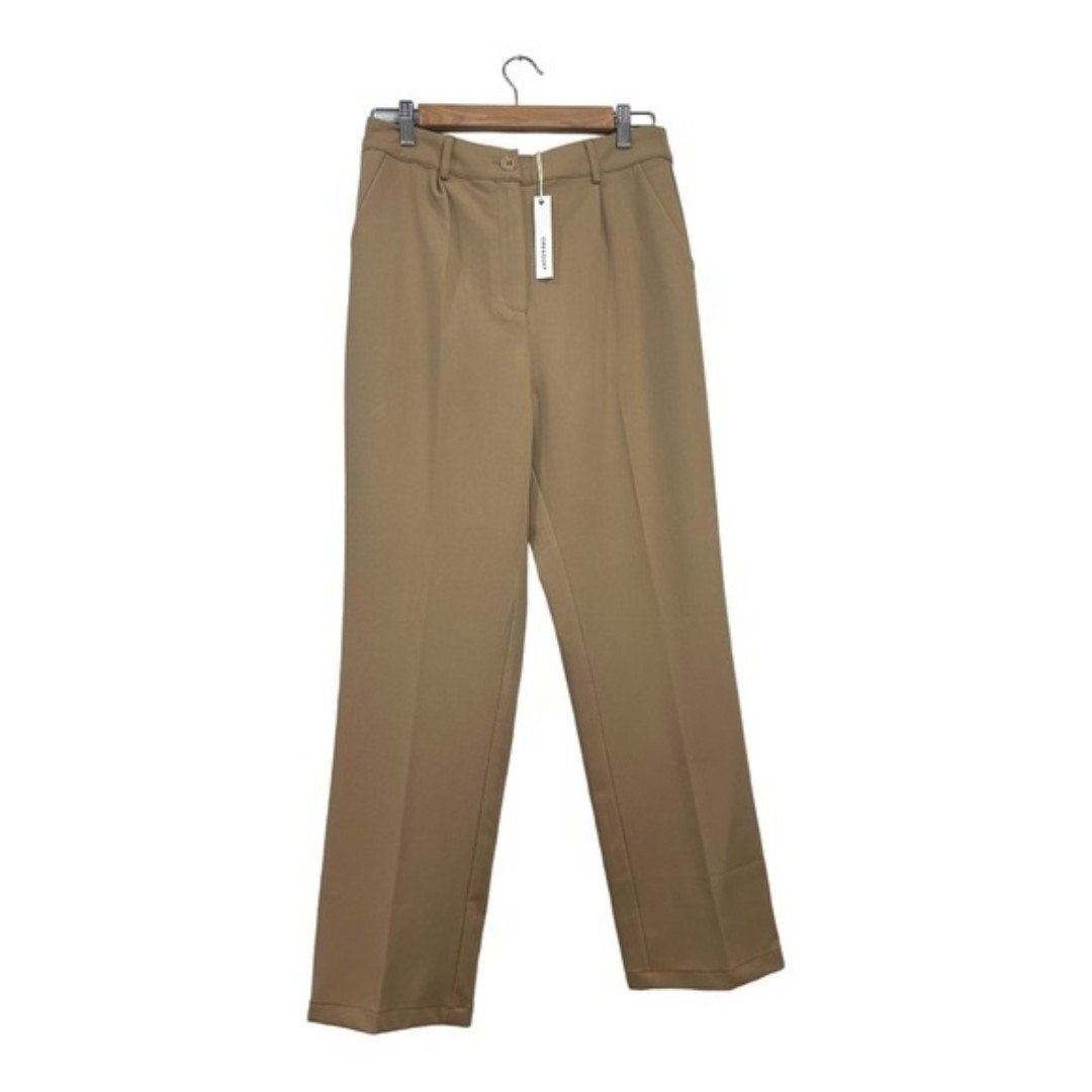 the Lowest price NWT Crescent High Waisted Tan Pants Si