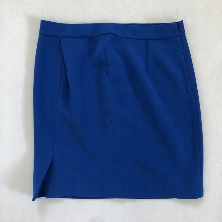 cheapest place to buy  J. Crew Women´s Skirt Blue Mini Pencil Skirt with Split Reg Fit Size 0 (27x7) A* fYBhPLojZ Zero Profit 