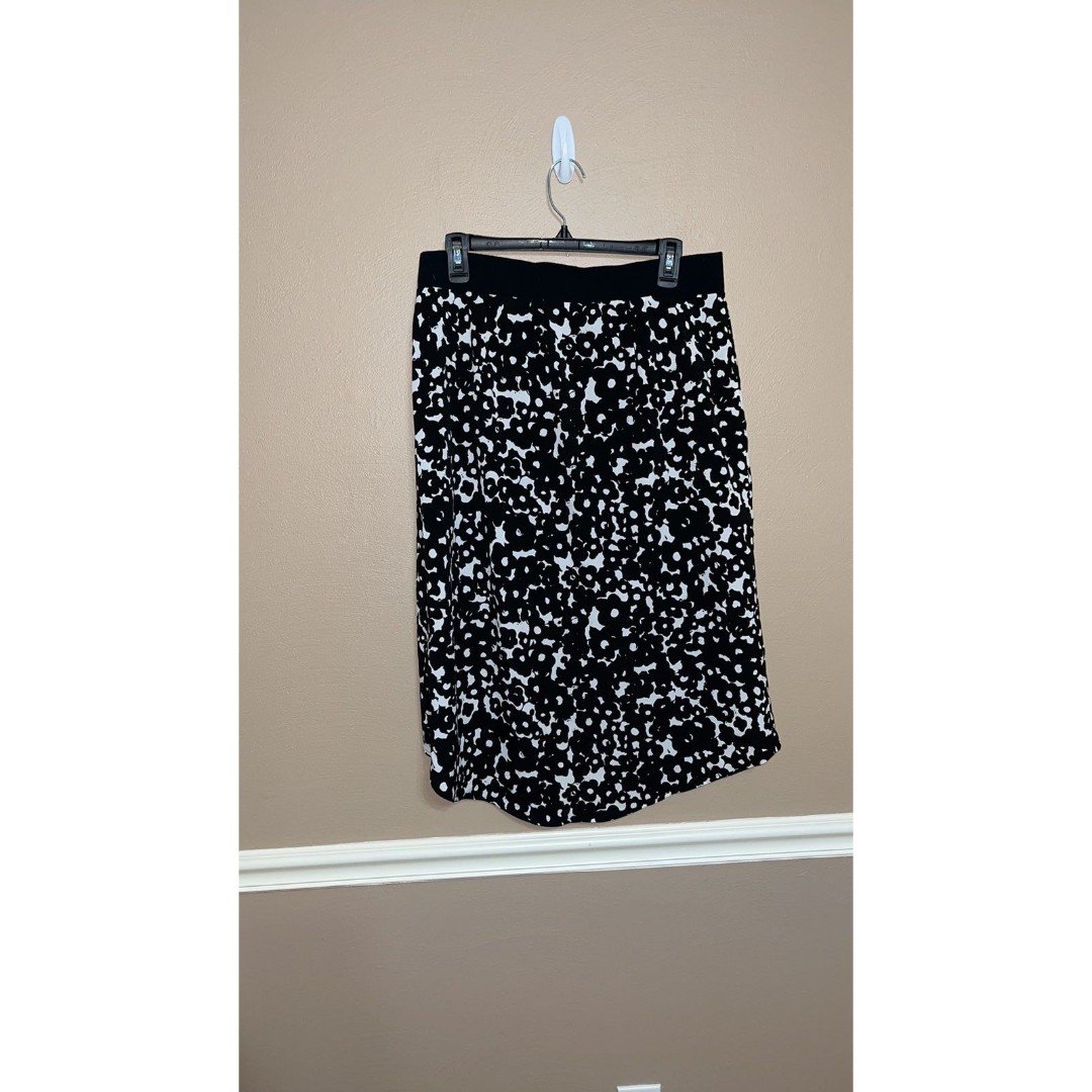 the Lowest price Women’s CAbi Dixon black and white high low midi skirt size medium style 5321 noMDZ3c0u Online Exclusive