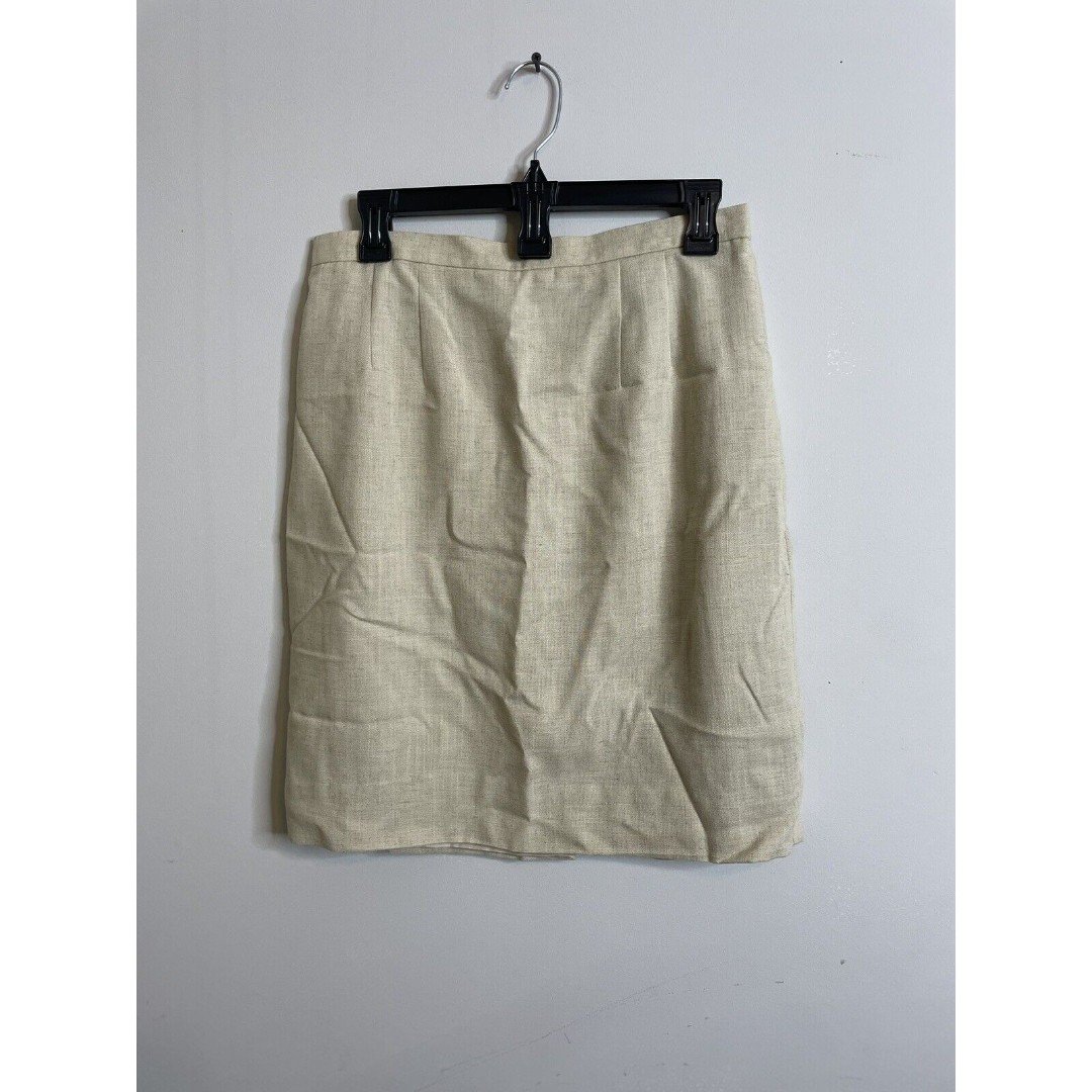 Factory Direct  Requirements Women’s Beige Lined Skirt 