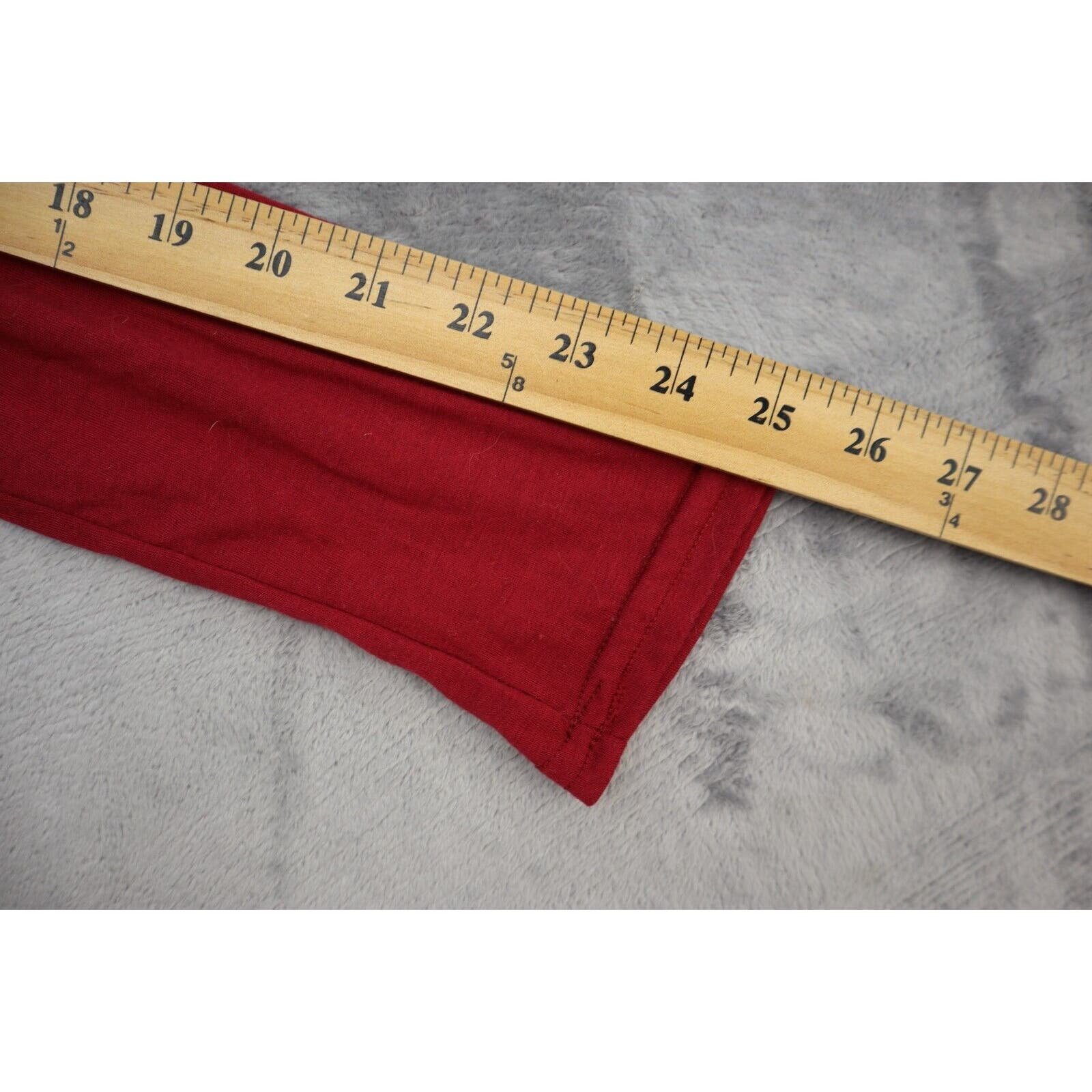 Popular Womens Dress Medium Red Lightweight Casual Long Sleeve Maxi Skirt A-Line phhdVYb5U Great
