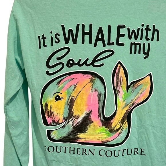 Beautiful Comfort Colors Southern Couture LS Tee S IOjL