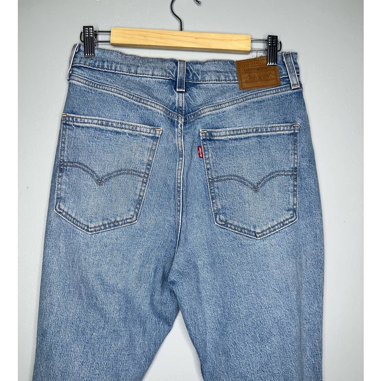 Great Levi´s ´70s High Rise Flare Distressed Jeans Light Wash Blue Women´s Size 29 Iddeel7KE Discount
