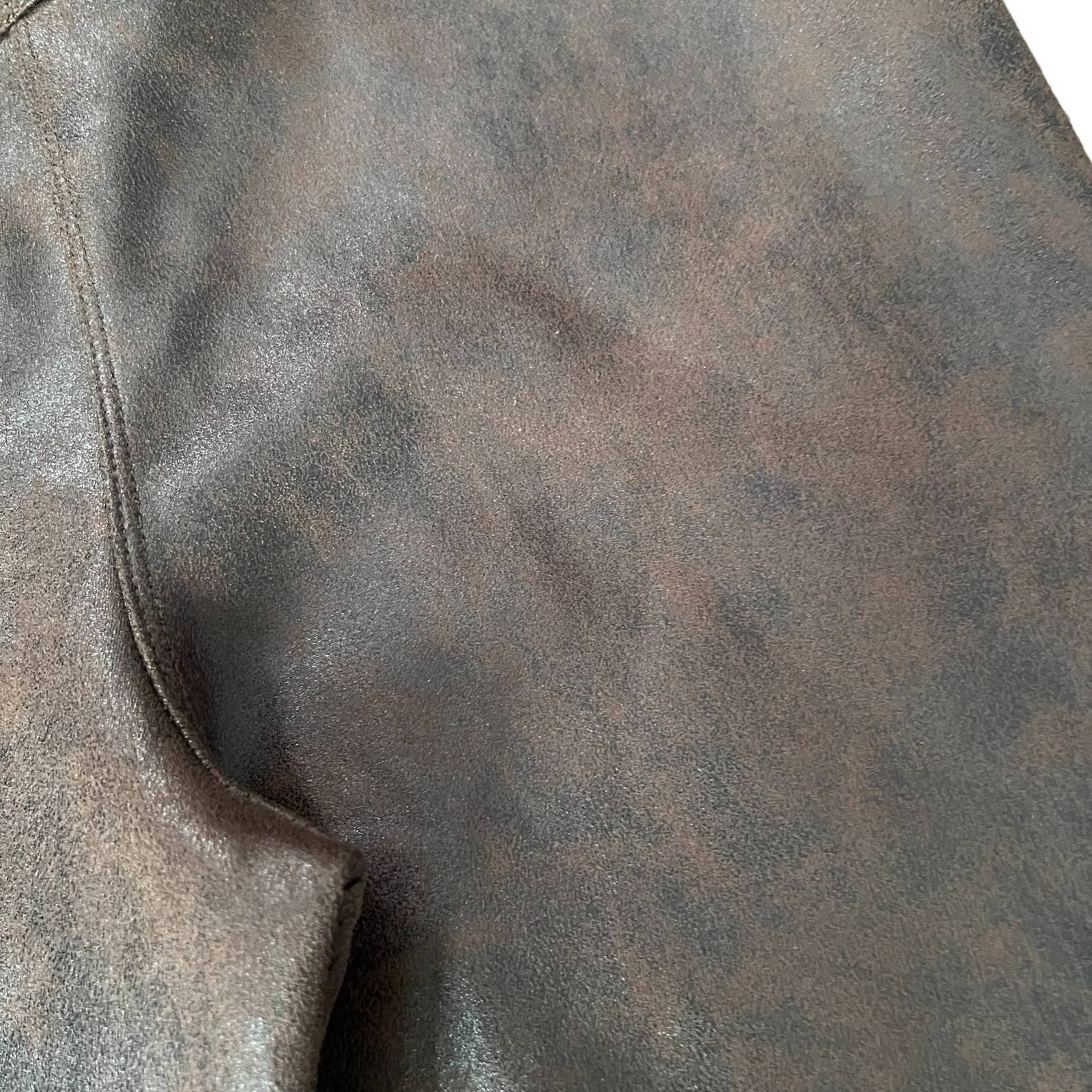 Nice New Max Studio Womens Brown Faux Leather Leggings PBpzpT5Eu Low Price