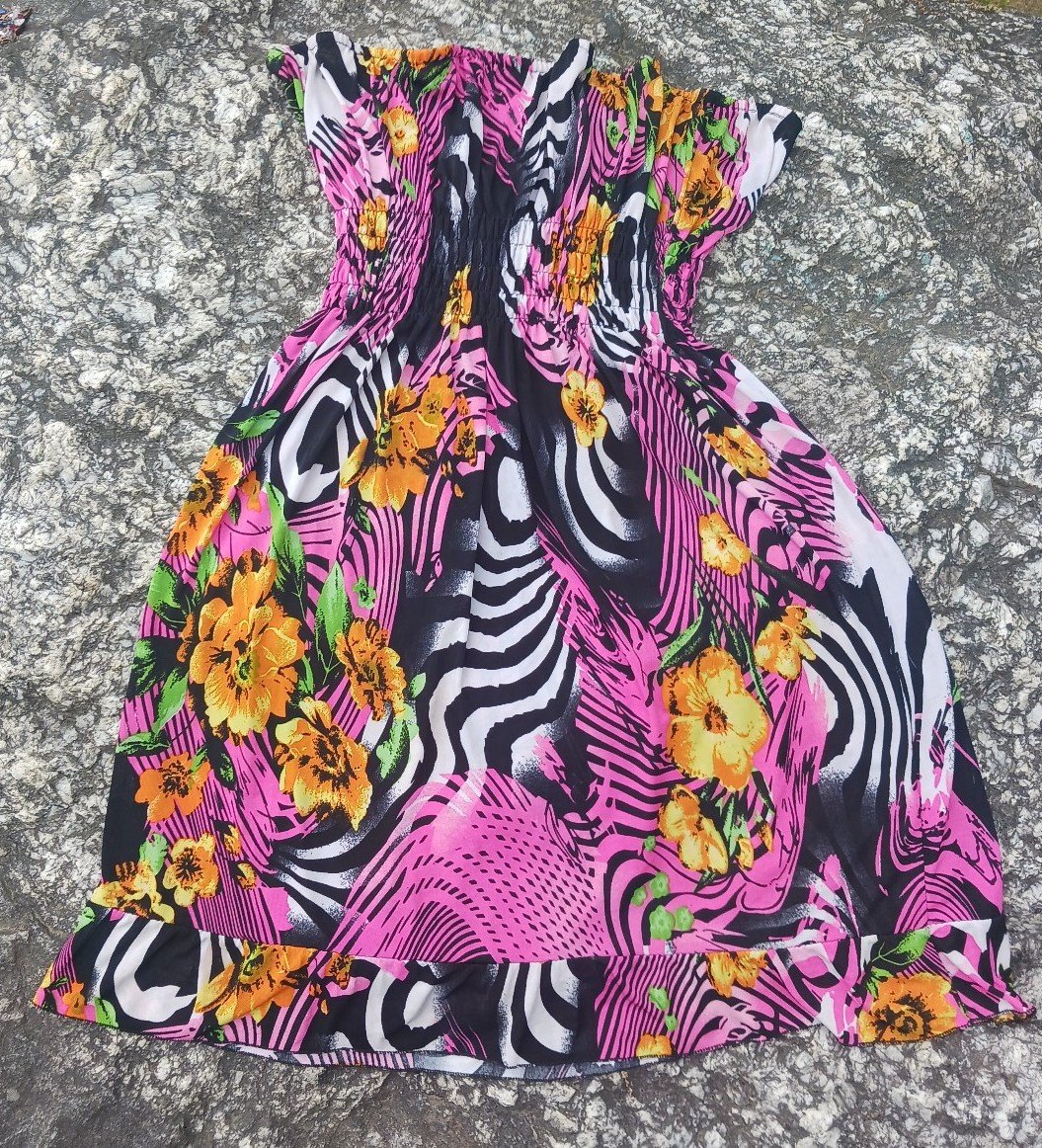 cheapest place to buy  Vibrant & Tropical Strapless Baby-doll Dress NzhLcCMfc best sale