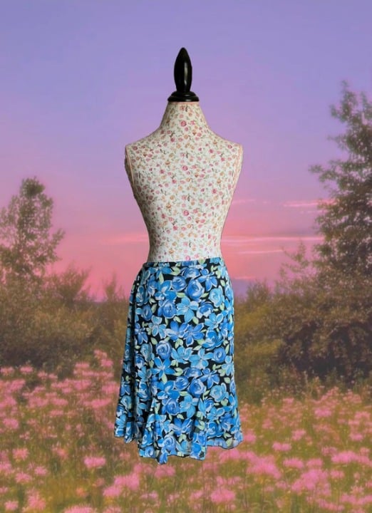 Custom Vintage 90s floral skirt KeXvuwf0F on sale