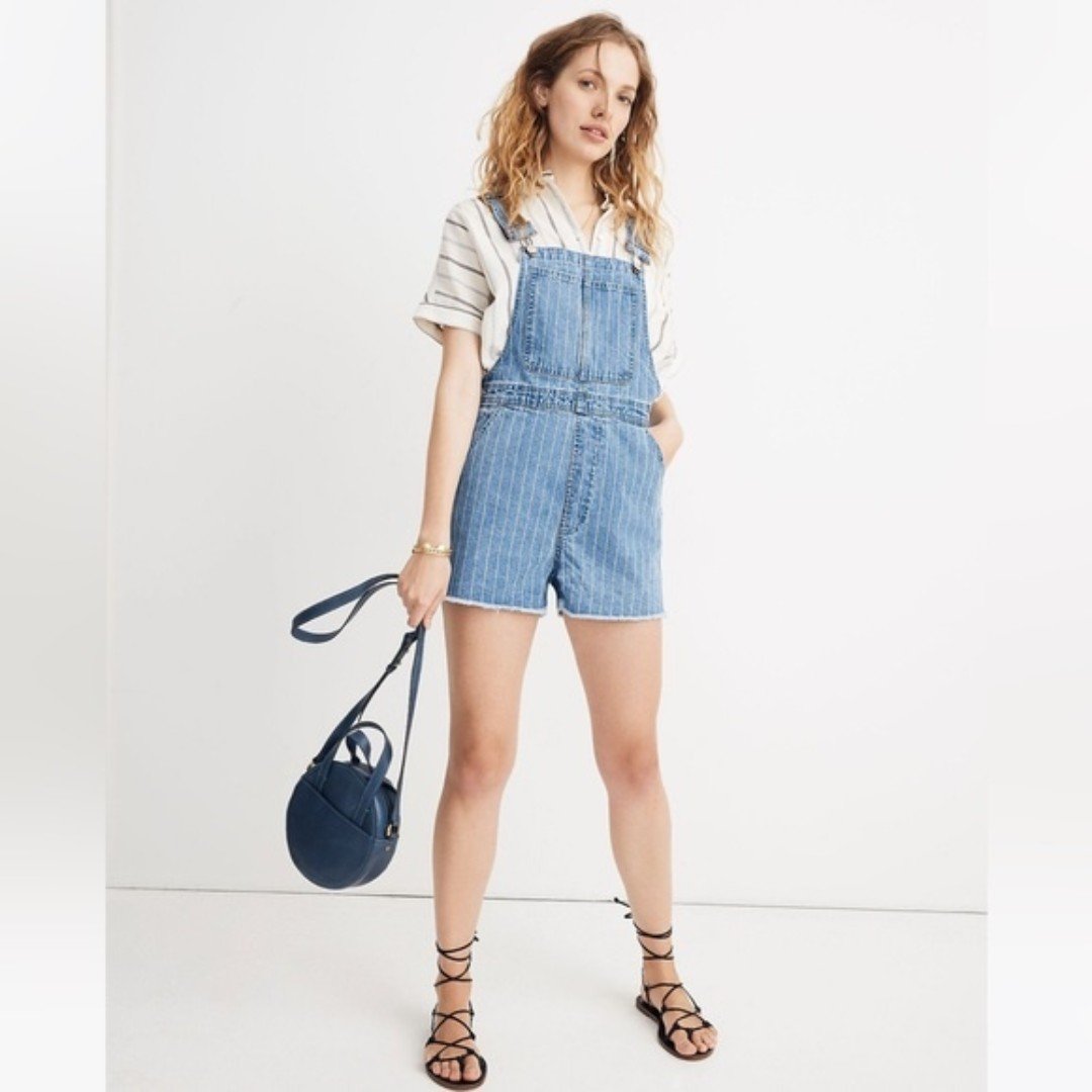 Wholesale price MADEWELL OVERALLS SHORTS PINYON PINSTRI