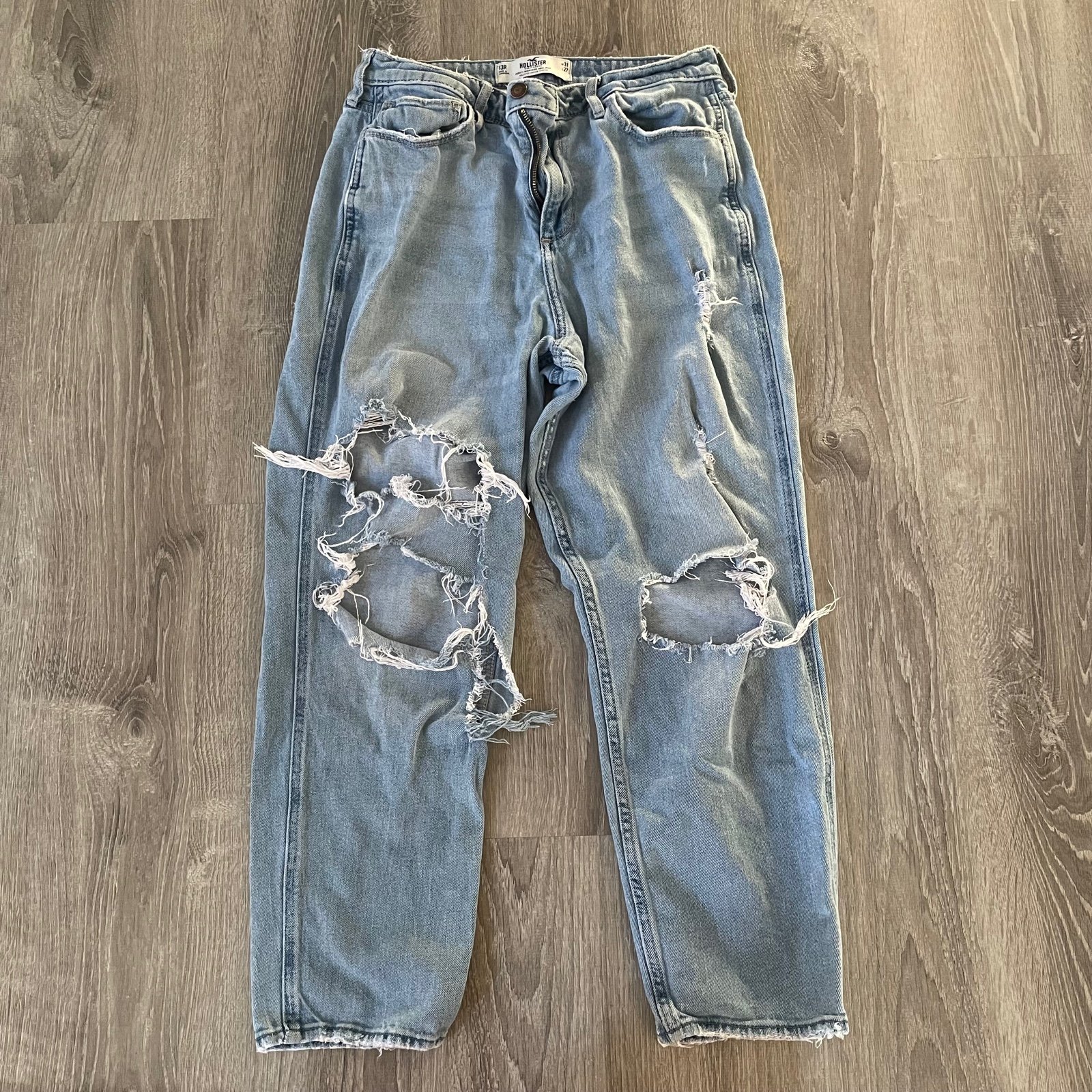 Classic Hollister Womens Distress Jeans Size 13 R 31x27 IPAAkldyz Outlet Store
