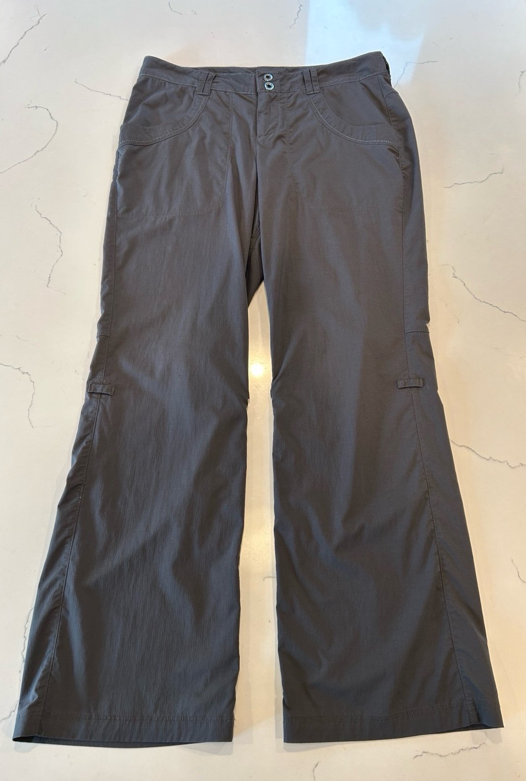 Cheap REI Pants Women´s 6P Gray Nylon Stretch Pock