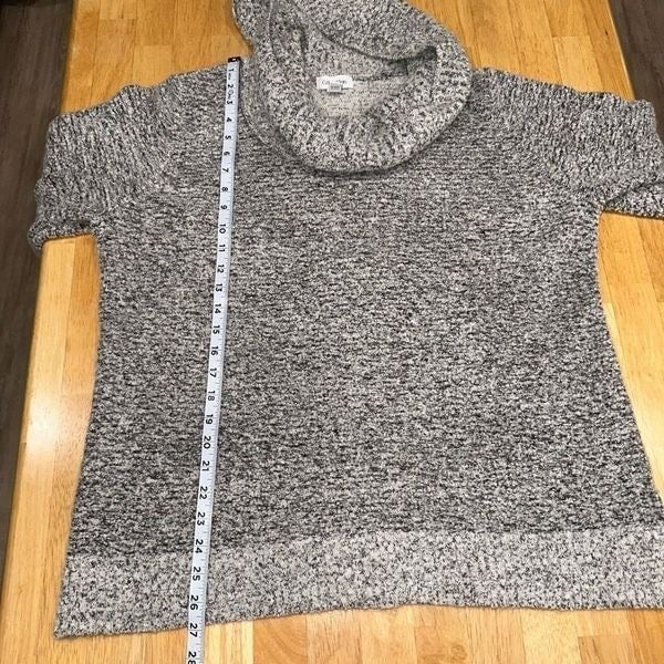 Special offer  Calvin Klein XL Wool Blend Neutral Marled Chunky Knit Relaxed Turtleneck Sweater K9wt7nrB5 New Style