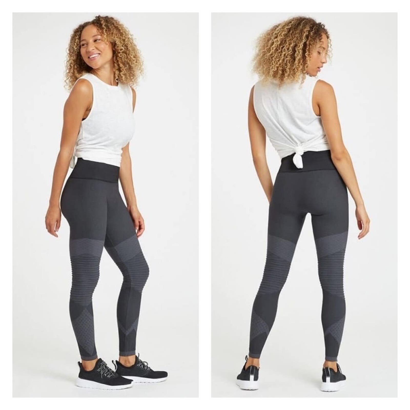 Classic Spanx The Look At Me Now Seamless Moto Leggings