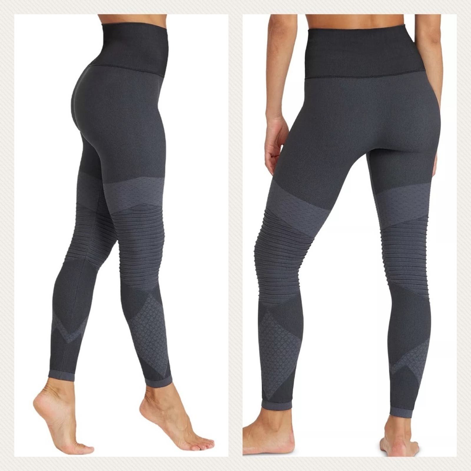 Classic Spanx The Look At Me Now Seamless Moto Leggings In Indigo Sky Size M gdTm1bOMu High Quaity