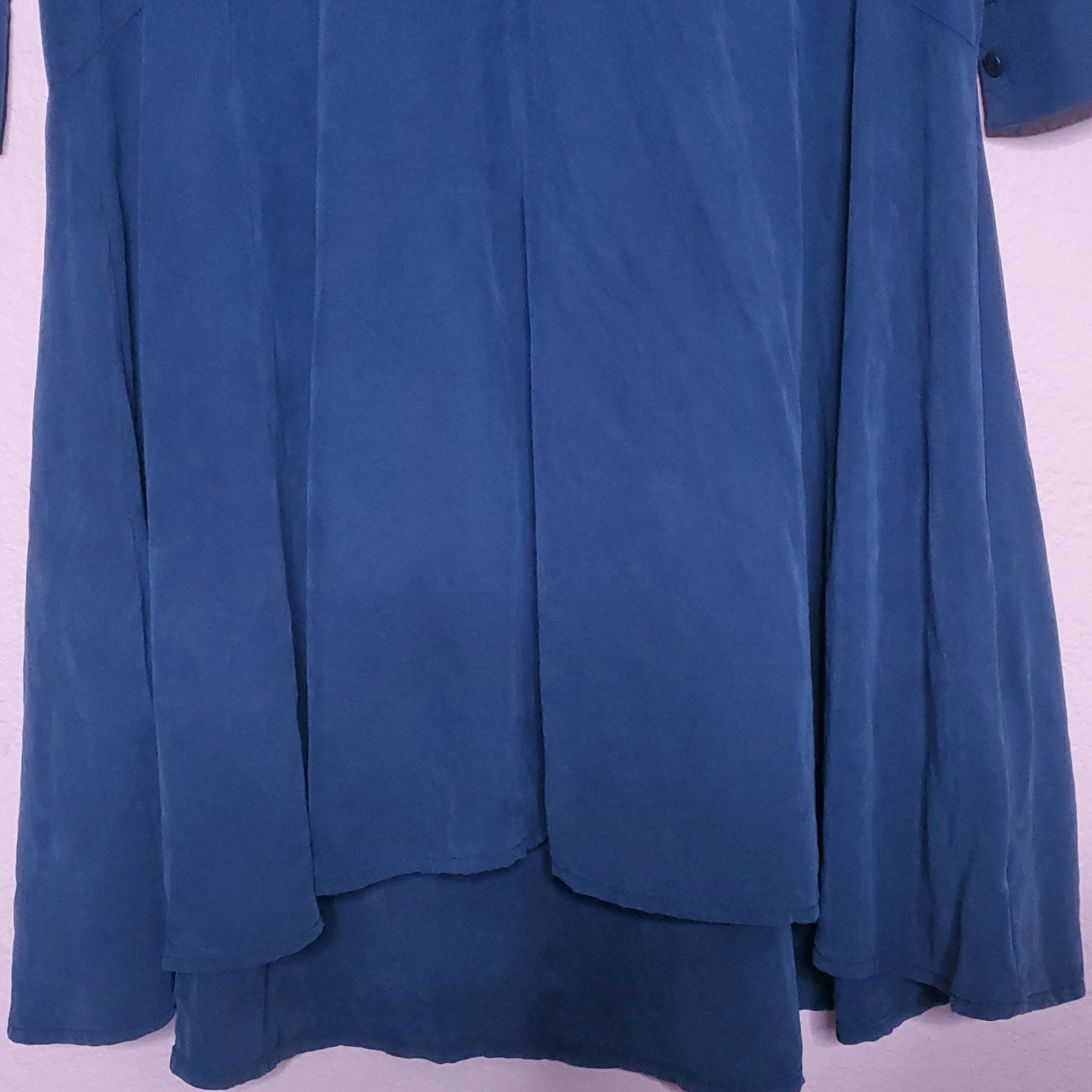 Gorgeous DressAllSaints Tiami Long Sleeve Shirt Dress in Navy Blue Ok7MdSnMG Great