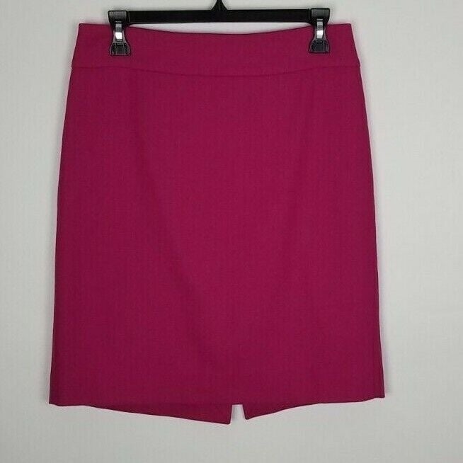 Perfect J. Crew Sz. 4 Pink Wool Pencil Skirt Lined W/ B