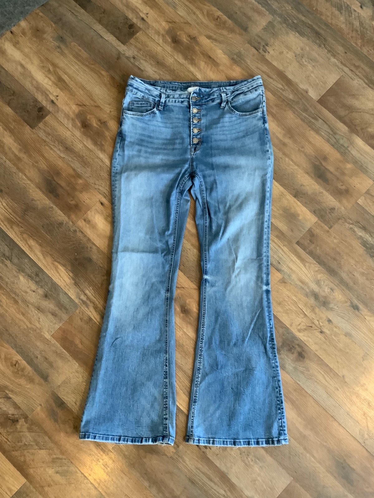Perfect Vervet jeans size 32 High rise, button-fly, fla