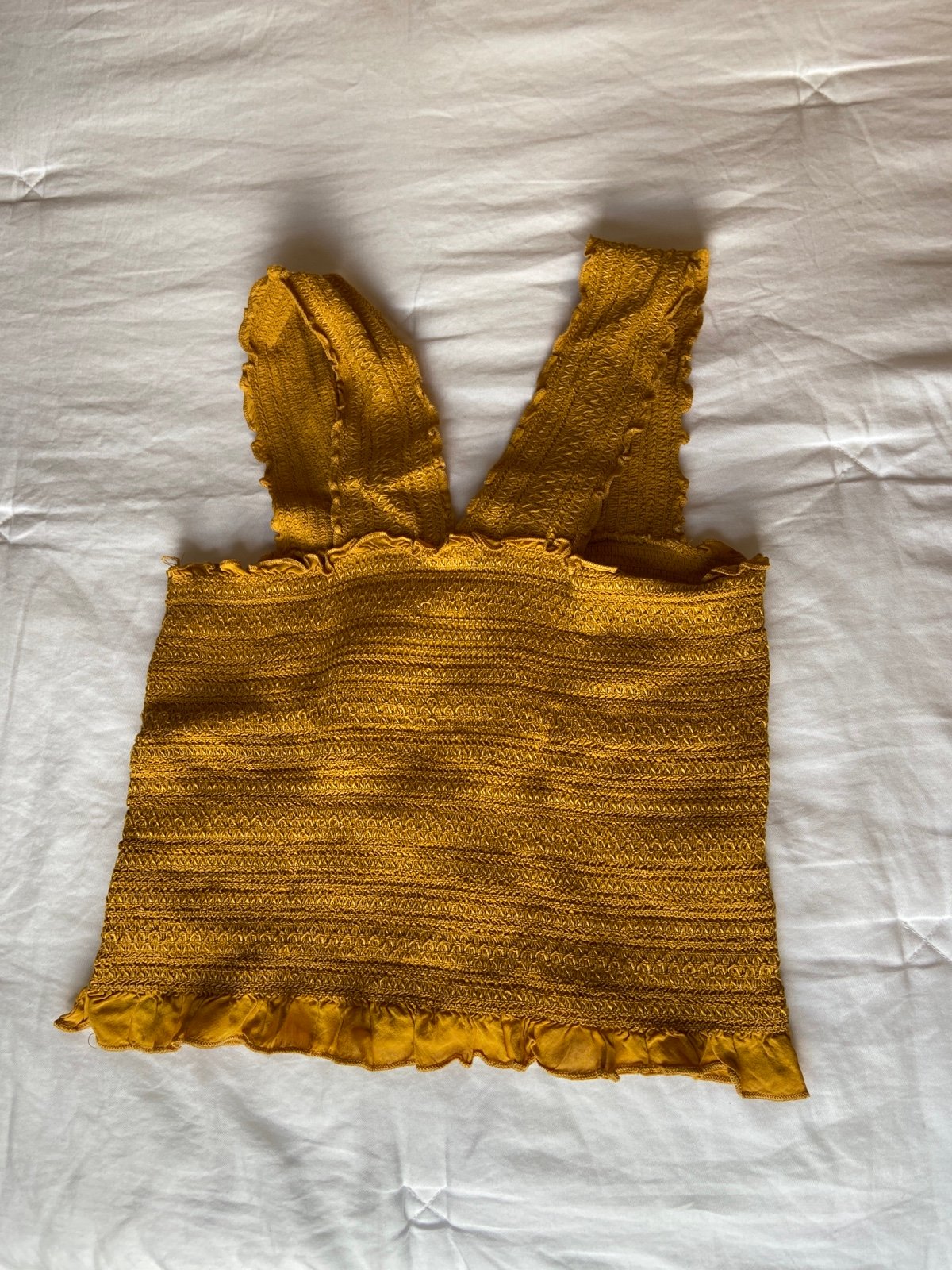 Nice Mustard Yellow Urban Outftters Ruched Tank nkhmYBiW7 no tax
