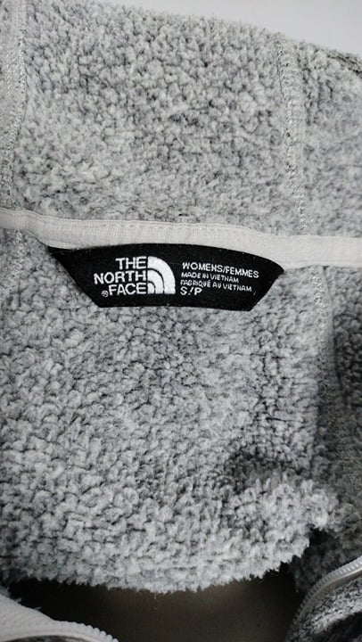 big discount The North Face Gray Hooded Fleece Jacket Womens S NnNS8pb5t Low Price