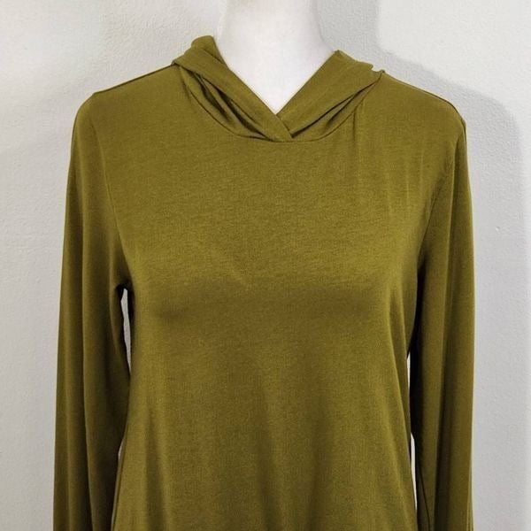 Simple AnyBody Olive Green Pullover Hoodie Size XXS PqFZoJVTB Hot Sale