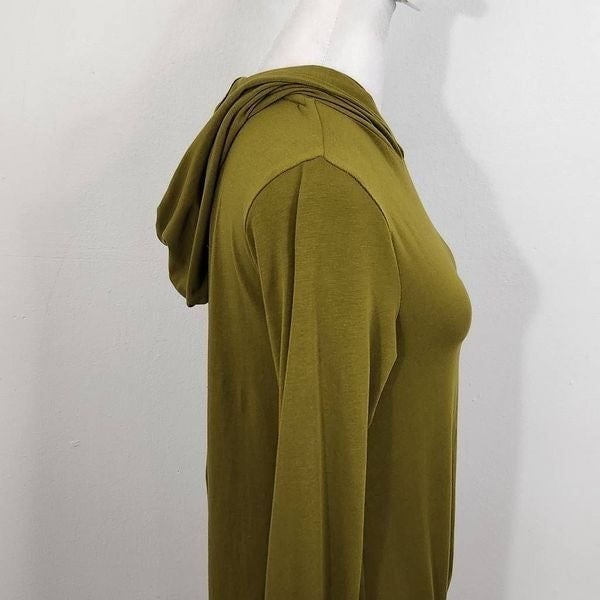 Simple AnyBody Olive Green Pullover Hoodie Size XXS PqFZoJVTB Hot Sale