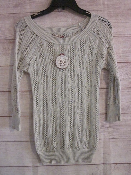 The Best Seller SO Sweater Women XSmall Long Sleeve Cre