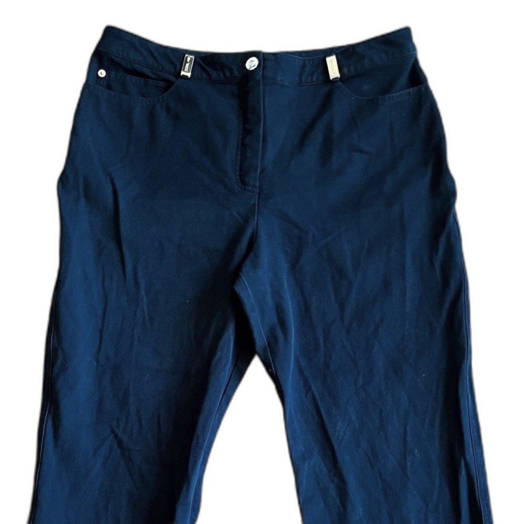 Amazing ST. JOHN Sport Black Straight Leg Pant Slacks Jeans  Women´s Size 12 Large IYHGtalW7 hot sale