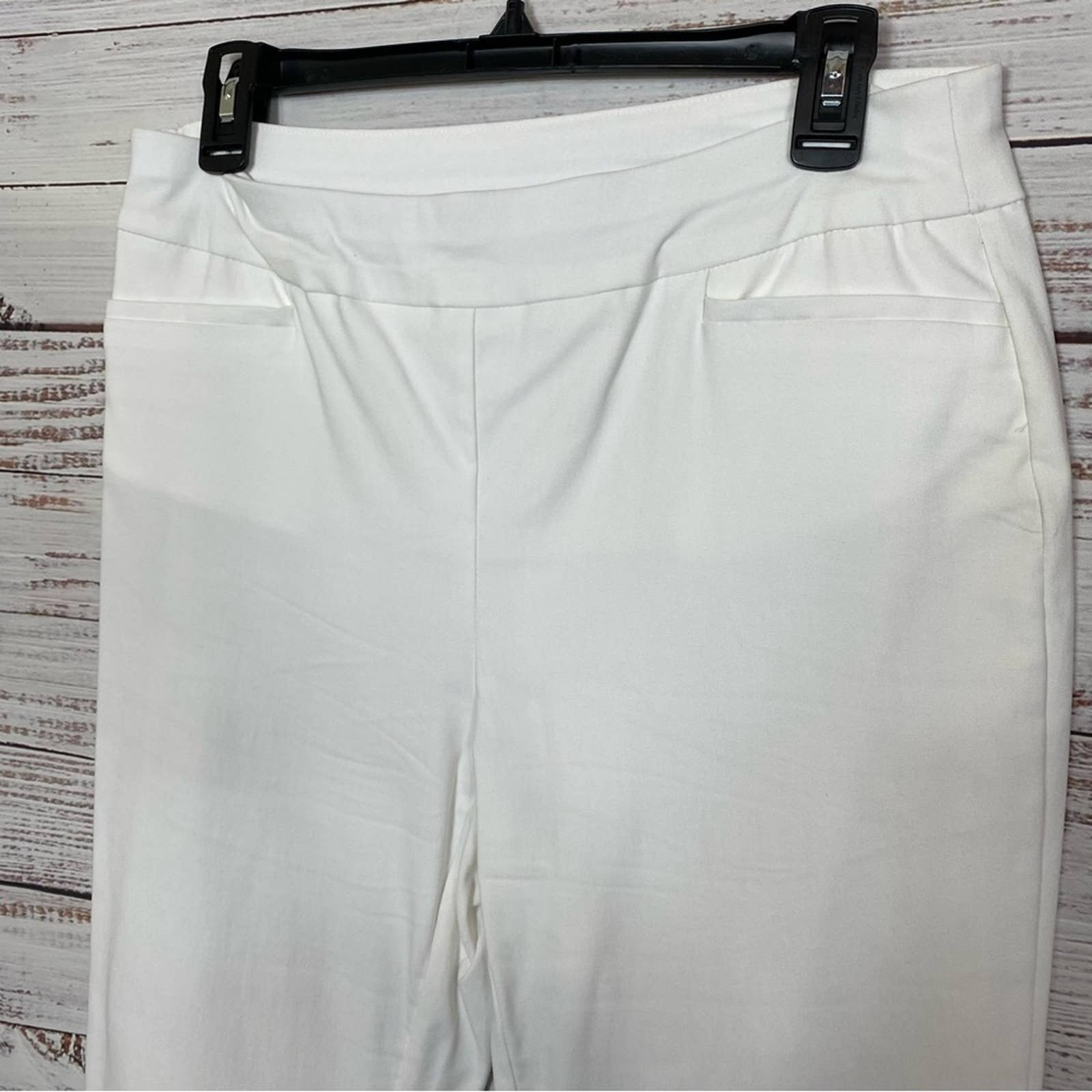 Wholesale price CHICO’S WHITE PULL ON RAYON ANKLE PANTS OyaAtOU4K New Style