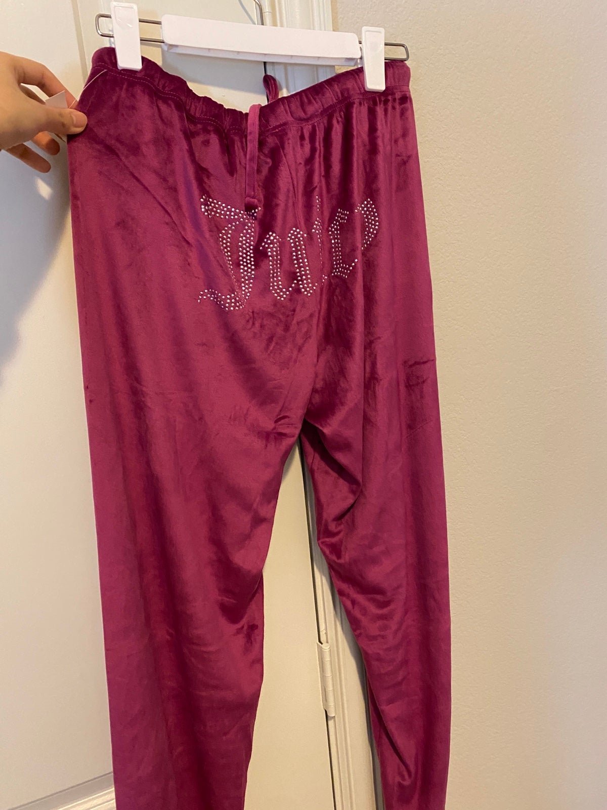 Great Juicy Couture Bling Velour Hoodie Track Top & Pants Size S iQsDs07vS all for you