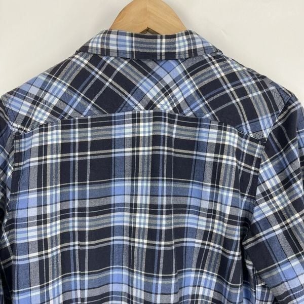 Gorgeous LL Bean Shirt Size Small Women Blue Freeport Flannel Button Up Plaid Top Blouse jR0VIduVy on sale